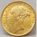 AUSTRALIA 1879 . ONE 1 SOVEREIGN . SYDNEY . GOLD